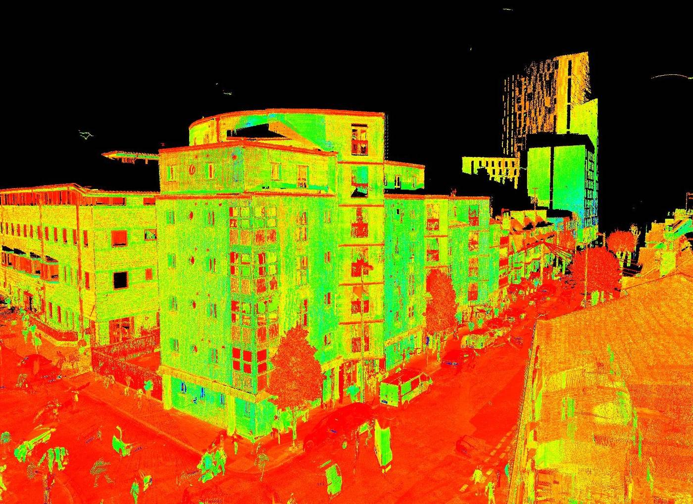 LiDAR point cloud · as-built capture